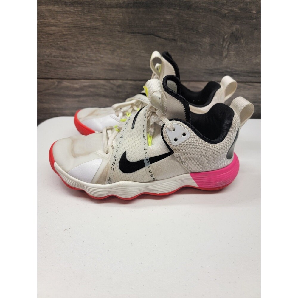 Nike React Hyperset Men Sz 6 SE White Black Bright Crimson DJ4473 121 Volleyball
